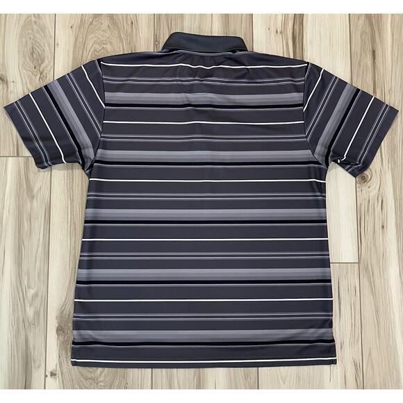PGA Tour Air flux Striped Polo Shirt Men’s Size L - Picture 3 of 5